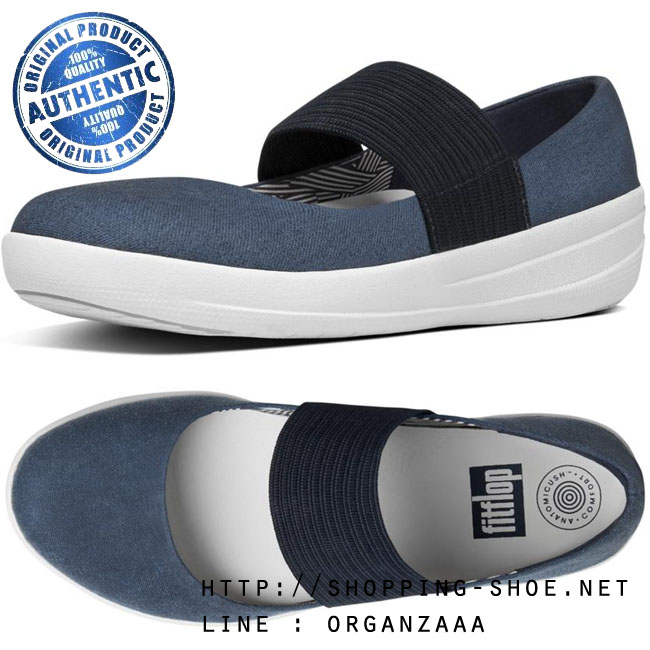 Fitflop F-Sporty Mary Jane Midnight Navy ของแท้ นำเข้าจาก USA และ UK