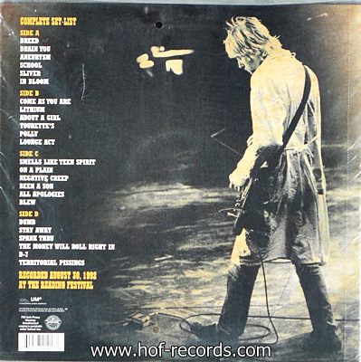 Nirvana - Live at Reading 2 LP New