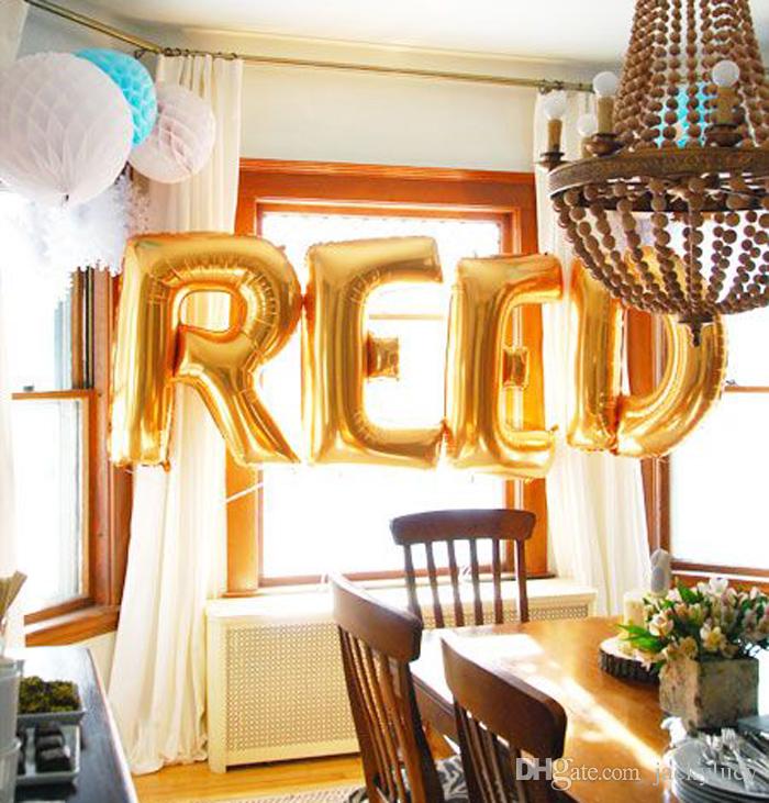 ลูกโป่งฟอยล์รูปตัวอักษร E สีทอง ไซส์จัมโบ้ 40 นิ้ว - E Letter Shape Foil Balloon Size 40" Gold Color