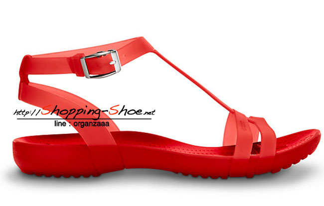 Women's Crocs Sexi Sandal - Scarlet ของแท้ Outlet ไทยและอเมริกา