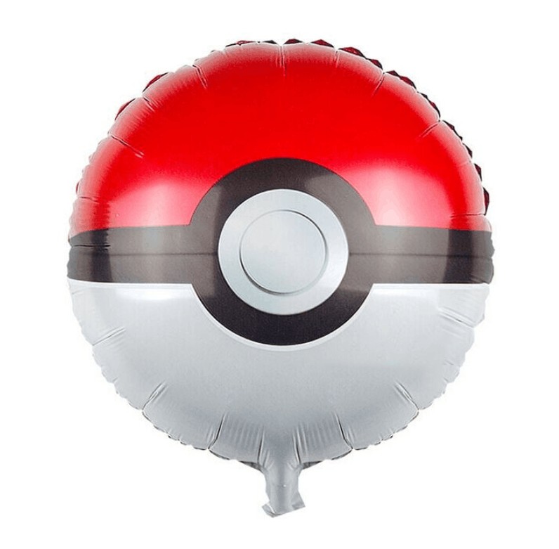 ลูกโป่งทรงกลม มอสเตอร์บอล โปเกมอน ไซส์18" - Monster Ball Foil Balloon / Item No. TL-A146
