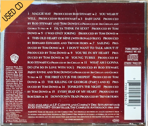 Used CD Rod Stewart - The Best of