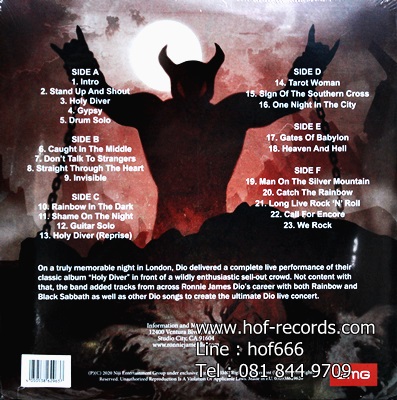 Dio - Holy Diver Live 3Lp N.