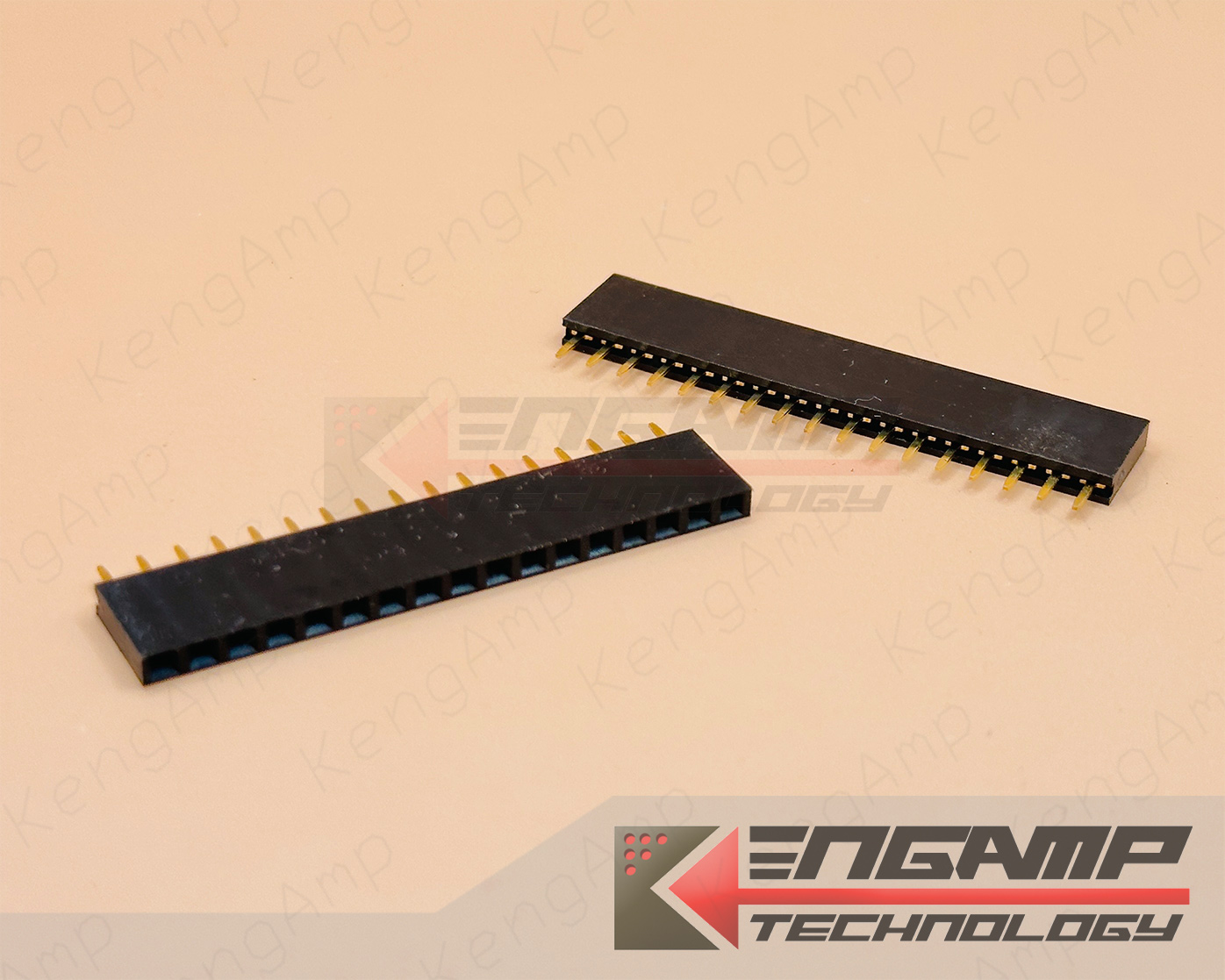 (10ชิ้น) [IC] Female Pin Header 1x17P P=2.54mm หัวต่อตัวเมียขาลง PCB
