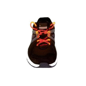 เชือกผูกรองเท้าไฟสีส้ม Shoelace - LED Orange color