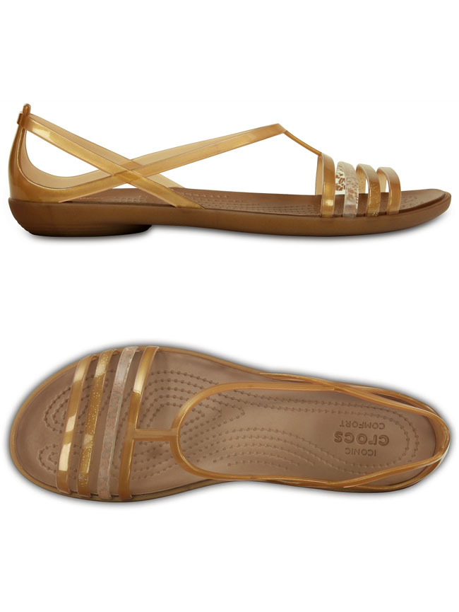 Crocs Isabella Sandal - Bronze ของแท้ Outlet ไทยและอเมริกา
