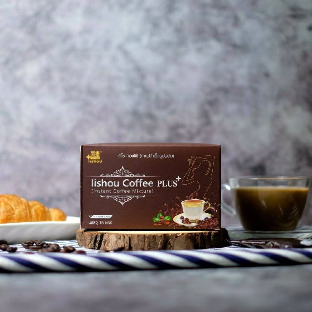 กาแฟ ลิโซ่ + พลัส อี่โช คอฟฟี่ Iishou Coffee (1กล่อง 15 ซอง)