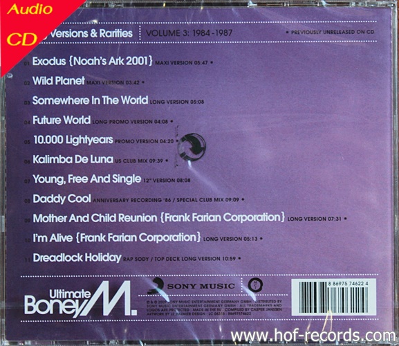 CD Boney M - Ultimate Long Versions & Rarities * New