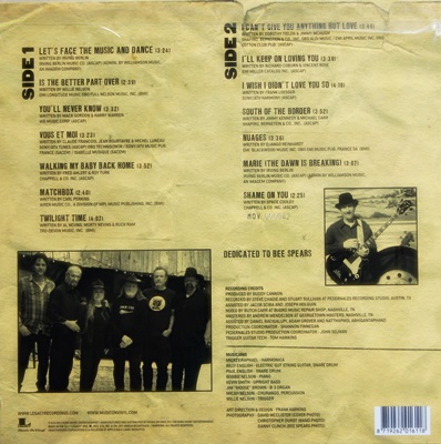 Willie Nelson - Let's Face The Music And Dance 1Lp N.