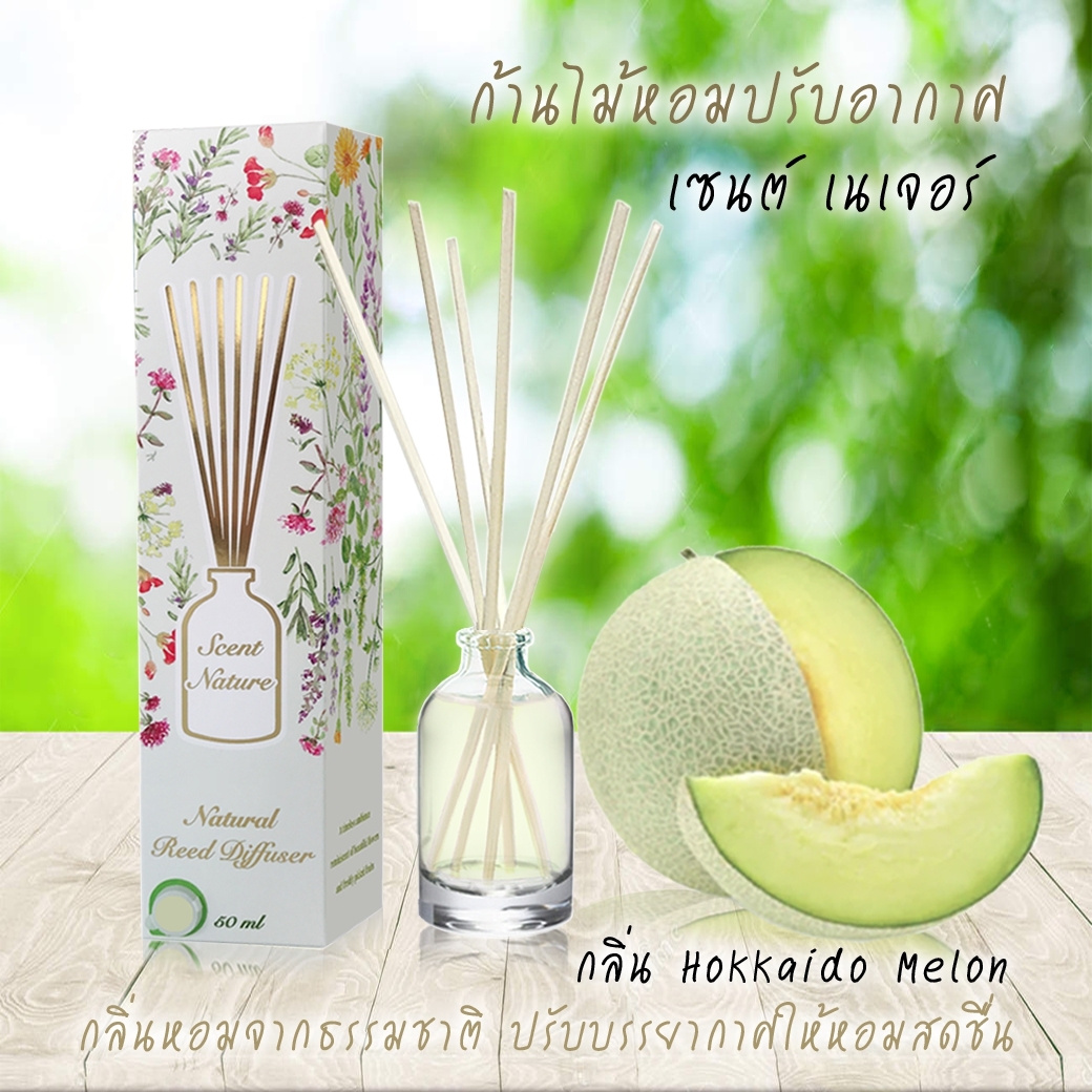 Scentnature ก้านไม้หอมอโรม่าปรับอากาศScentnature กลิ่น Hokkaido Melon