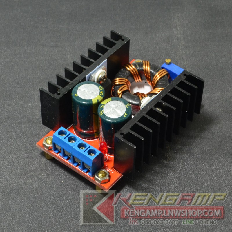 (อ่านก่อนสั่งซื้อ) โมดูล STEP-UP DC-DC 150W 12-35V LOT ใหม่ ไม่มี LOGO QSKJ