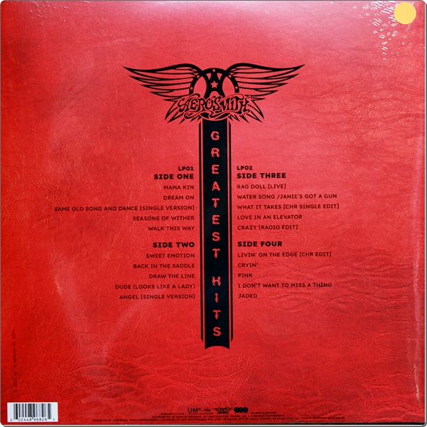 Aerosmith - The Ultimate Greatest Hits 2Lp New