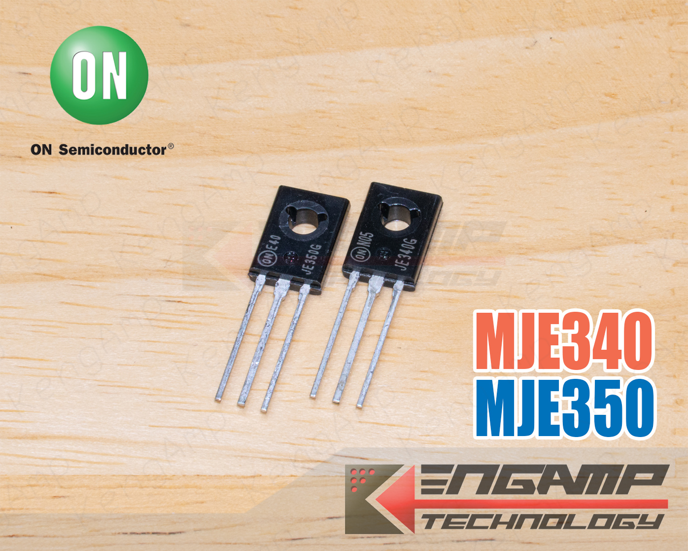 (สินค้ามีตัวเลือก) [TR] MJE340 G หรือ MJE350 G ONSEMI NPN PNP 0.5A 300V