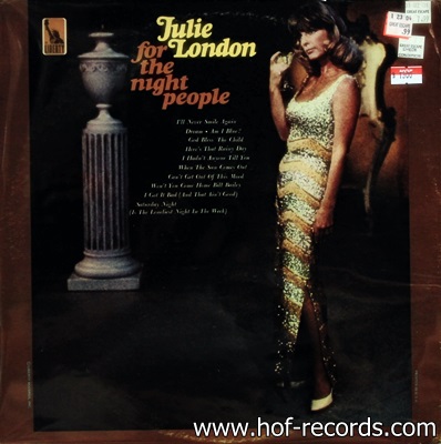 Julie London - For The Night People 1Lp
