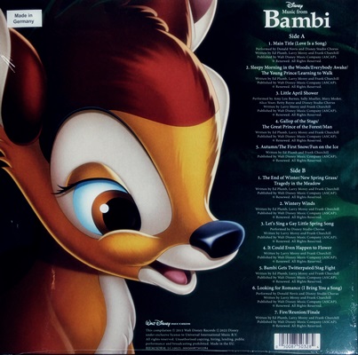 Ost.Bambi (Green Vinyl) 1Lp N.