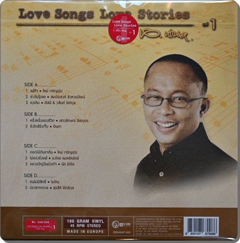 Love Songs Love Stories by นิติพงษ์ ห่อนาค 2Lp New