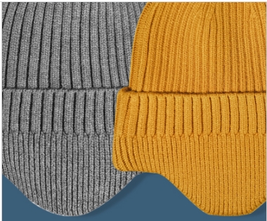 หมวกถักแตงโม ปิดหู แบบญี่ปุ่น หมวกไหมพรม ทรงกลมครึ่งใบ สี เทา เทาเข้ม ดำ แดง กากี เหลือง น้ำตาล