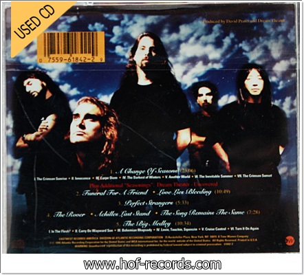 Dream Theater - A Change Of Seasons (USA) Used Cd VG++