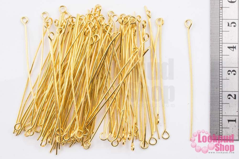 ตะปูเลข9หรืออายพิน สีทอง 50มิล (1ถุง/1กิโล)