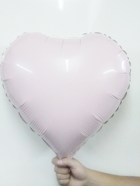 ลูกโป่งฟลอย์รูปหัวใจ สีเนื้อ Baby Skin ไซส์ 18 นิ้ว - Heart Shape Balloon Baby Skin Color / Item No. TL-G011