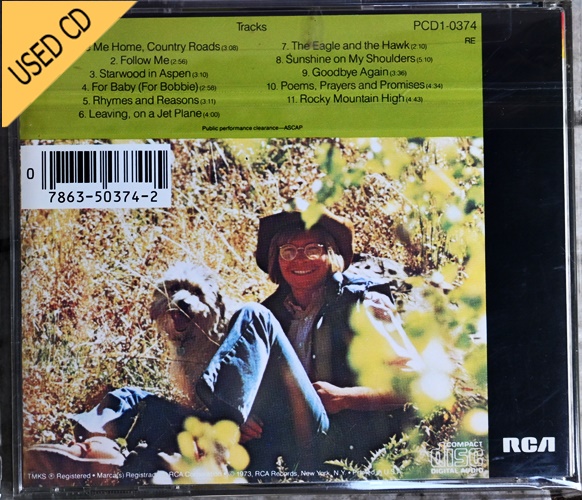 UsedCD John Denver 's - Greatest Hits