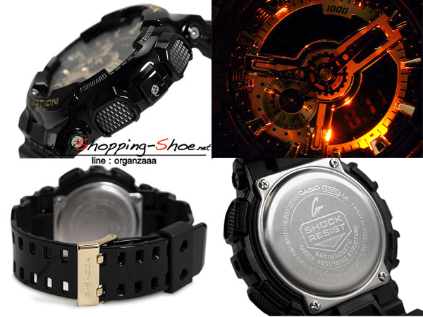 Casio G-Shock รุ่น GA-110GB-1A Gold Black Series ของแท้ 100% จากญี่ปุ่น
