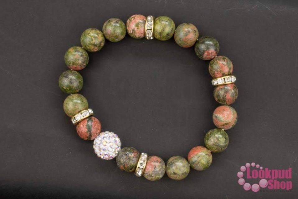 ชุดหินนำโชค หินถูกหวย หินยูนาไคต์ (1ชุด)