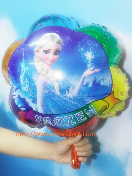 ลูกโป่งฟลอย์การ์ตูน โฟรสเซนต์ ทรงดอกไม้ - Flower Shape Frozen Foil Balloon / Item No. TL-A118
