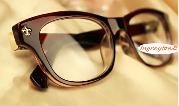 กรอบแว่นสายตาแฟชั่น เรโทร วินเทจ แต่งกรอบโครม สี ดำด้าน