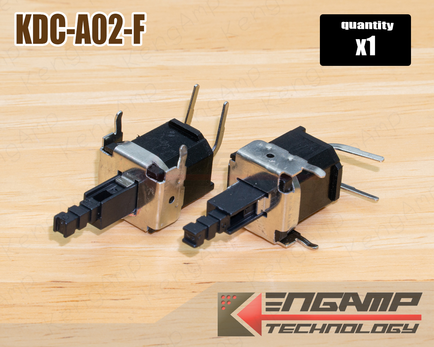 (1ตัว) [SW] KDC-A02-F ยี่ห้อ JC สวิตซ์ทีวี LG ขางอ 8A/250V