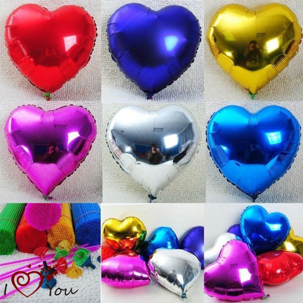 ลูกโป่งฟลอย์รูปหัวใจ สีชมพูบานเย็น ไซส์กลาง 24 นิ้ว - Heart Shape Balloon 24" Deep Pink Color / Item No.TL-G016