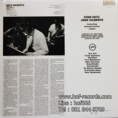 Stan Getz , Joao Gilberto - Getz Gilberto 1Lp N.