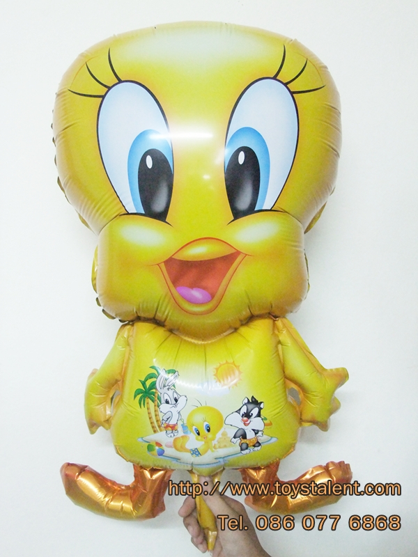 ลูกโป่งฟลอย์ Tweety ทวิสตี้ - Tweety Foil Balloon / Item No. TL-A084