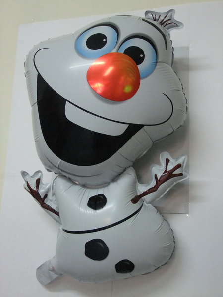 ลูกโป่งฟลอย์การ์ตูนโฟรสเซนต์ Olaf - Frozen Olaf Foil Balloon / Item No. TL-A098