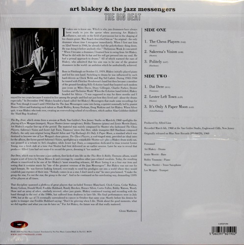 Art Blakey - The Big Beat 1Lp New