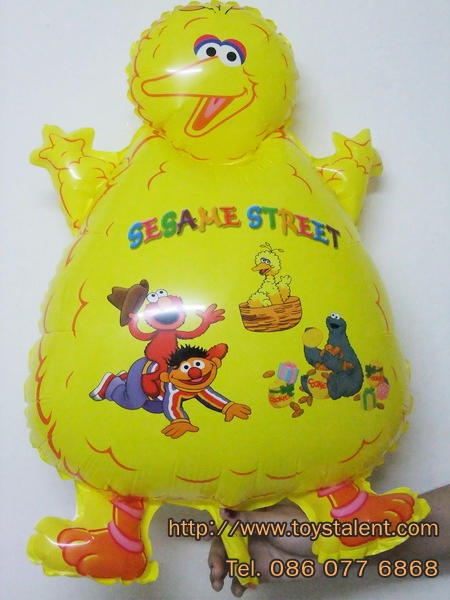 ลูกโป่งฟลอย์การ์ตูน Big Bird - Big Bird Foil Balloon / Item No. TL-B023