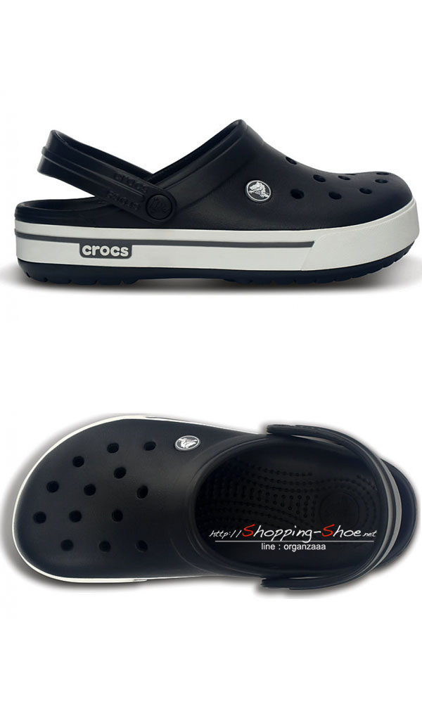 Crocband II.5 Clog - Black / Charcoal ของแท้ Outlet ไทยและอเมริกา
