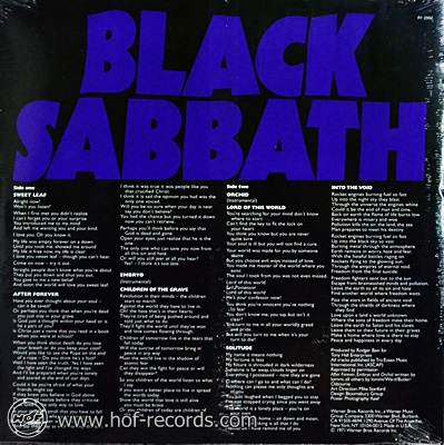 Black Sabbath - Master Of Reality 1972 1lp NEW