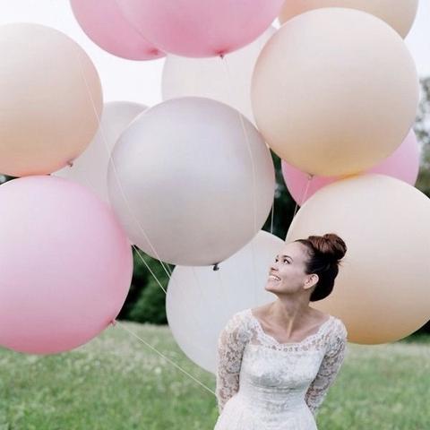 ลูกโป่งกลมจัมโบ้ไซส์ใหญ่ 30"Latex Balloon RB Silver สีเงิน / Item No. TQ-38402 แบรนด์ Qualatex