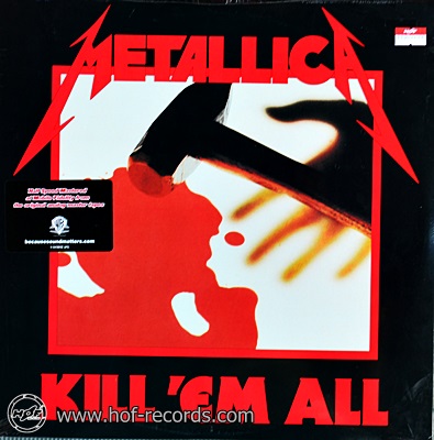 Metallica - Kill 'Em All 1983 1lp NEW