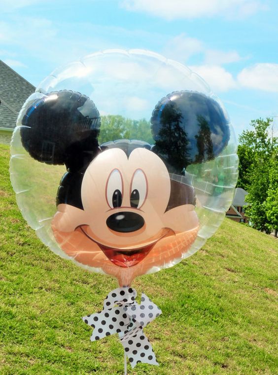 ลูกโป่งบับเบิ้ล สอดใส้หน้ามิกกี้เมาส์ 24"MICKEY MOUSE DOUBLE BUBBLE/ Item No.TQ-27569 แบรนด์ Qualatex