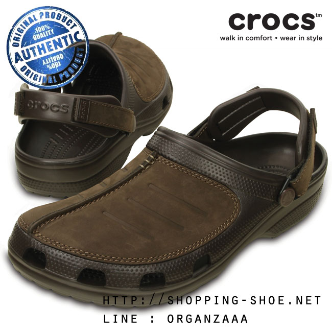 Crocs Yukon Mesa Clog - Espresso ของแท้ Outlet ไทยและอเมริกา