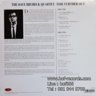 Dave Brubeck - Time Further Out 1Lp N.
