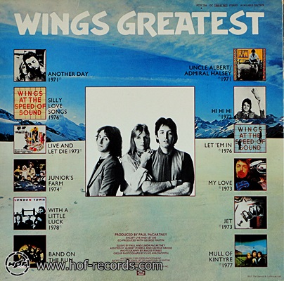 Paul Mccartney & Wing - Wing Greatest 1978 1lp