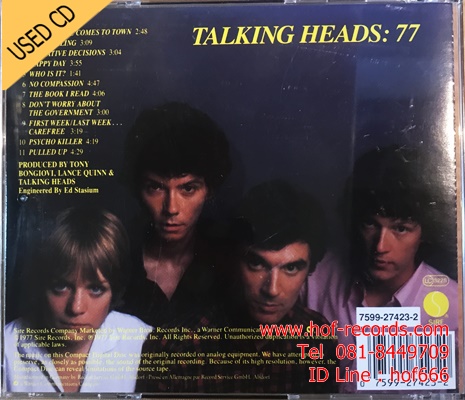 Talking Heads:77 (German) Used CD 1 CD VG++