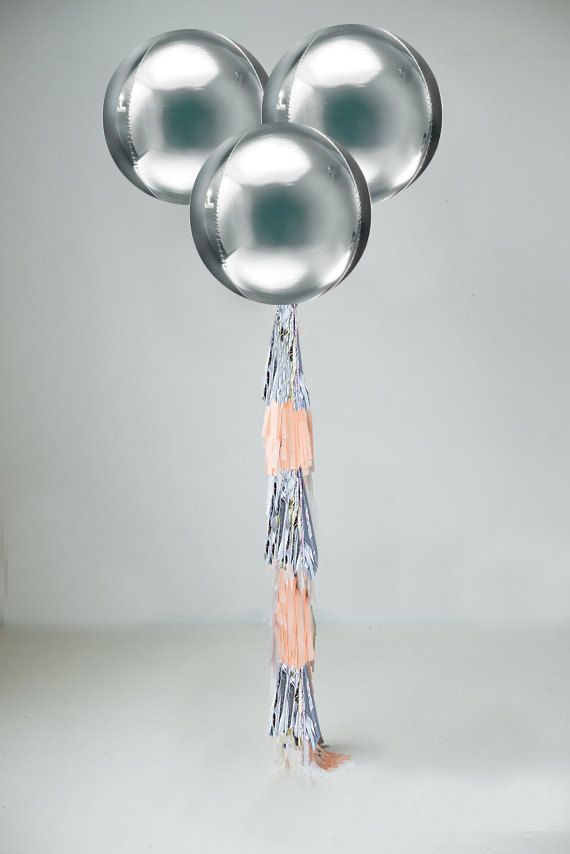 ลูกโป่งฟอลย์ ทรงกลมลูกบอลสีเงิน ไซส์ 22" ORBZ SILVER/ Item No.TQ-A2820199 แบรนด์ Qualatex