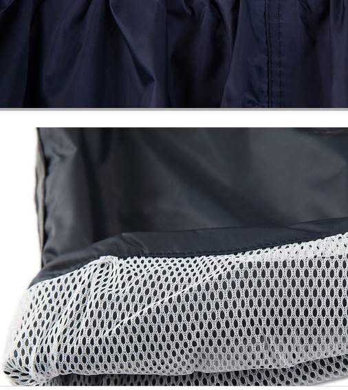 จองราคาพิเศษหลากสี!!ชุดกันฝน มีฮู้ด hood ผ้าร่ม กันลม กันน้ำ ตาข่าย No.46 48 50 52 54 แดง น้ำเงิน