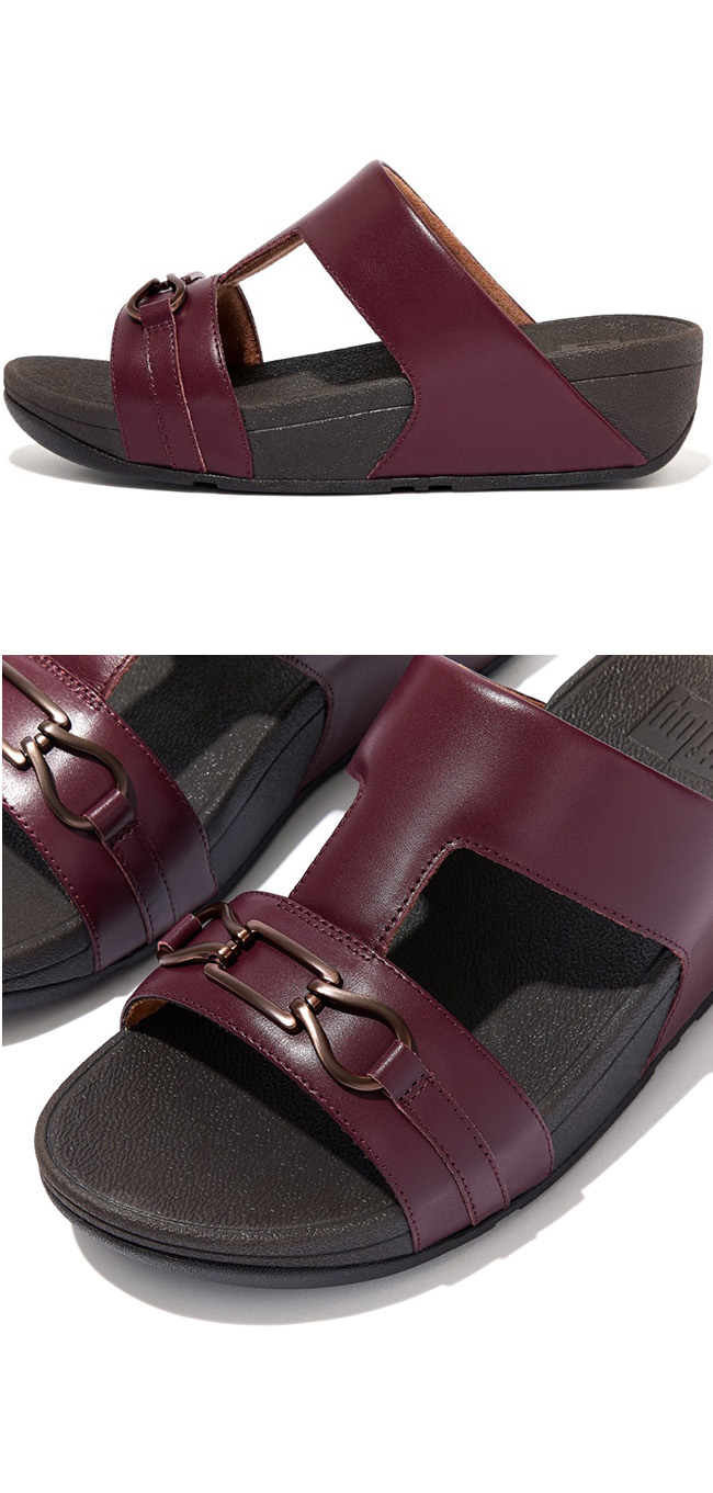 US8 : Fitflop Hallye Chain Slide Light Tan ของแท้ นำเข้าจาก USA และ UK