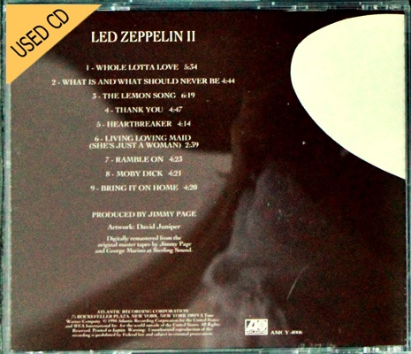 Used CD Led Zeppelin -II