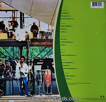 Jimi Hendrix - Live At Woodstock 3lp N.